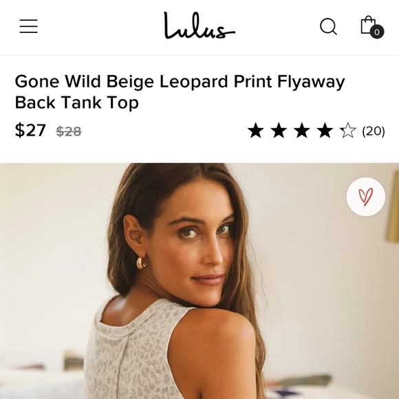 NWT Lulus Open Back Tank Top - Picture 2 of 10